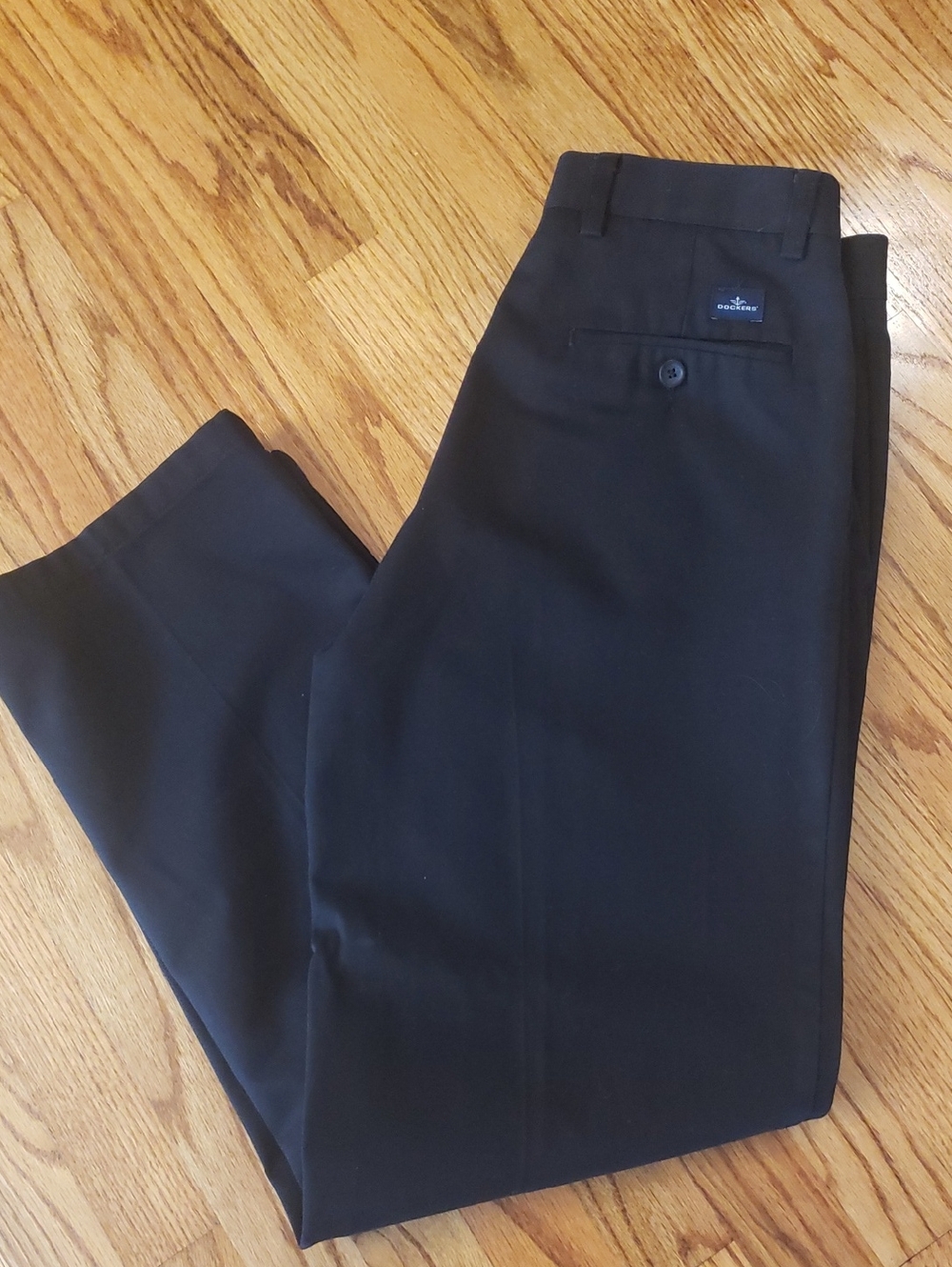 Dockers Black Classic Fit-Dress Pants -Flat Front W30/L32